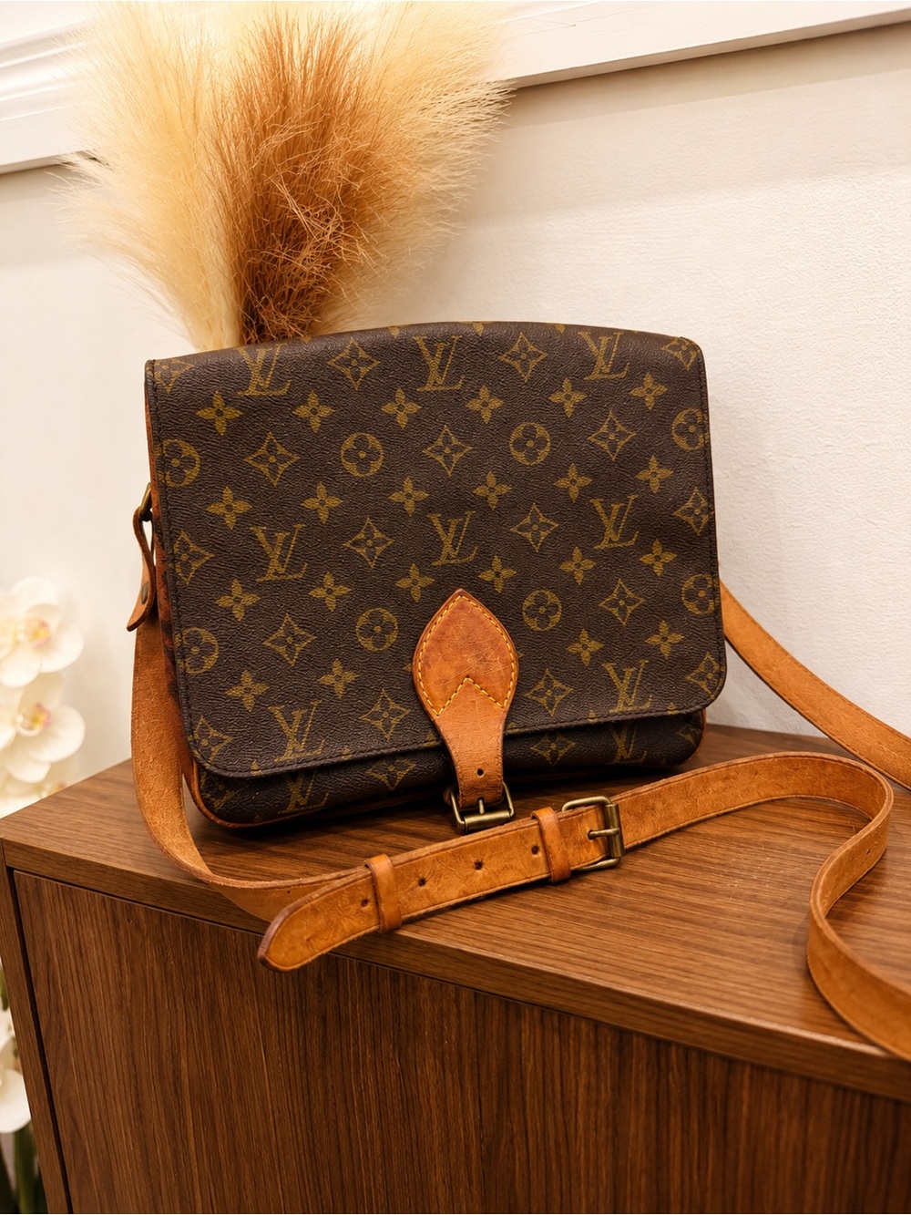 Louis Vuitton Monogram Cartouchiere GM Shoulder Bag